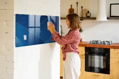 Pizarra magnética para dibujar diseño de abstracción decorativa