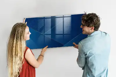 Pizarra magnética para dibujar diseño de abstracción decorativa