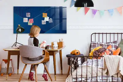 Pizarra magnética para dibujar diseño de abstracción decorativa
