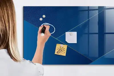 Pizarra magnética para dibujar diseño de abstracción decorativa
