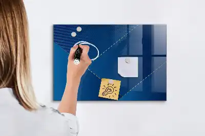 Pizarra magnética para dibujar diseño de abstracción decorativa