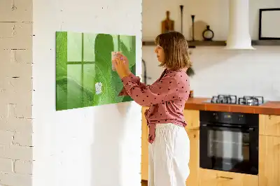 Pizarra magnética para dibujar diseño olas modernas
