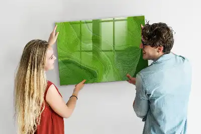 Pizarra magnética para dibujar diseño olas modernas