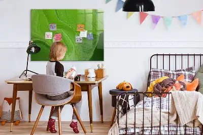 Pizarra magnética para dibujar diseño olas modernas