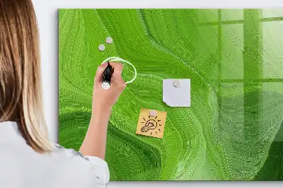 Pizarra magnética para dibujar diseño olas modernas