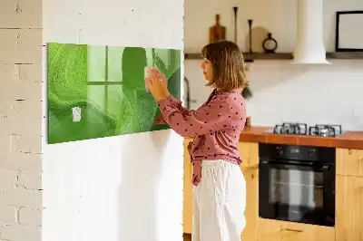 Pizarra magnética para dibujar diseño olas modernas
