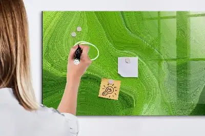 Pizarra magnética para dibujar diseño olas modernas