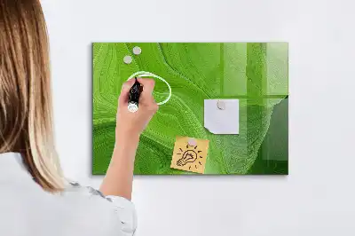 Pizarra magnética para dibujar diseño olas modernas