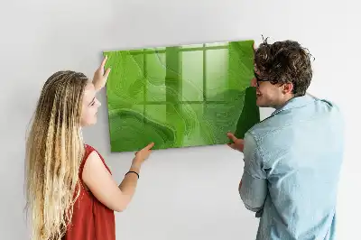 Pizarra magnética para dibujar diseño olas modernas