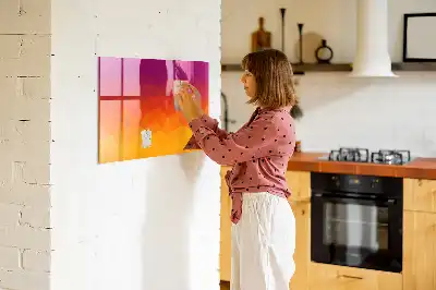 Pizarra magnética con rotulador modelo Amanecer