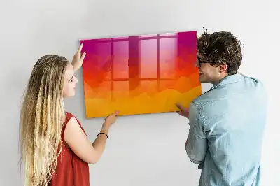 Pizarra magnética con rotulador modelo Amanecer