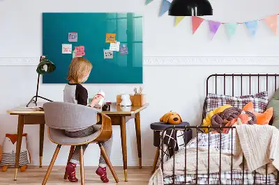 Pizarra magnética para dibujar diseño de abstracción marina