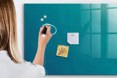 Pizarra magnética para dibujar diseño de abstracción marina