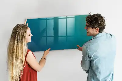 Pizarra magnética para dibujar diseño de abstracción marina