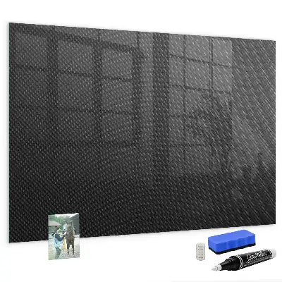 Pizarra magnética con rotulador diseño de abstracción oscura