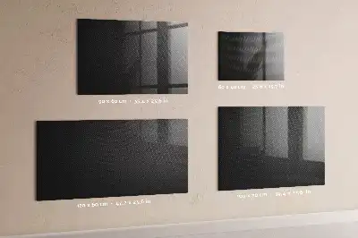 Pizarra magnética con rotulador diseño de abstracción oscura