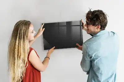 Pizarra magnética con rotulador diseño de abstracción oscura