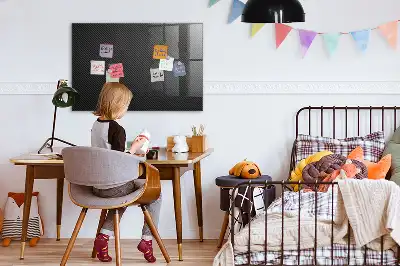 Pizarra magnética con rotulador diseño de abstracción oscura