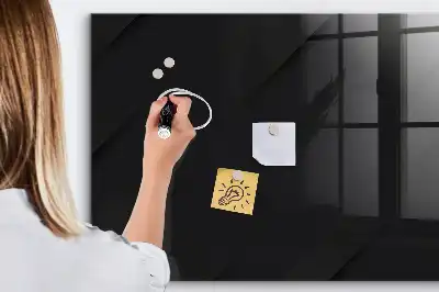 Pizarra magnética para dibujar con diseño de patrón para pared oscura