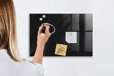 Pizarra magnética para dibujar con diseño de patrón para pared oscura