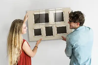 Pizarra magnética con rotulador estilo marcos retro