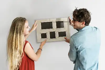Pizarra magnética con rotulador estilo marcos retro