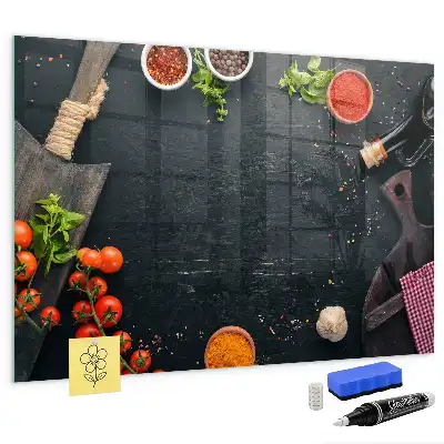 Pizarra magnética con rotulador accesorio de cocina
