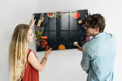 Pizarra magnética con rotulador accesorio de cocina