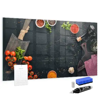 Pizarra magnética con rotulador accesorio de cocina