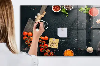 Pizarra magnética con rotulador accesorio de cocina
