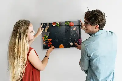 Pizarra magnética con rotulador accesorio de cocina