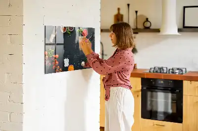 Pizarra magnética con rotulador accesorio de cocina