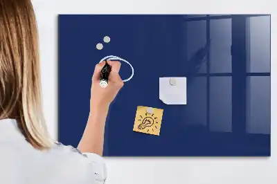 Pizarra magnética para dibujar en color azul