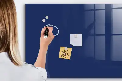 Pizarra magnética para dibujar en color azul