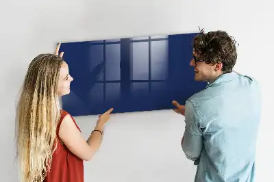 Pizarra magnética para dibujar en color azul