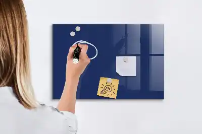 Pizarra magnética para dibujar en color azul