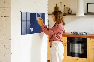 Pizarra magnética para dibujar en color azul