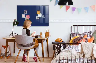 Pizarra magnética para dibujar en color azul