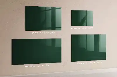 Pizarra magnética con rotulador en color verde botella
