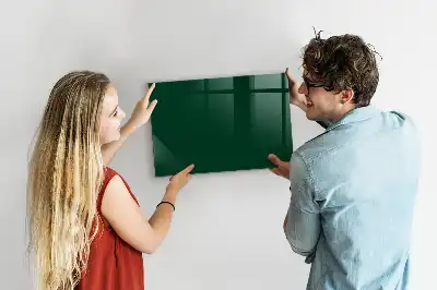 Pizarra magnética con rotulador en color verde botella