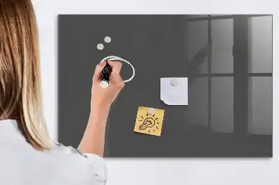 Pizarra magnética para dibujar en color gris