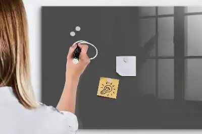 Pizarra magnética para dibujar en color gris