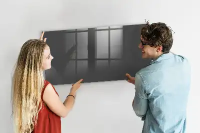 Pizarra magnética para dibujar en color gris