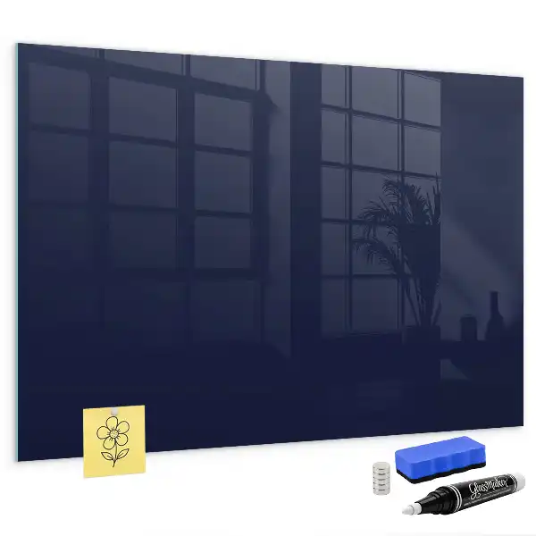 Pizarra magnética para dibujar en color azul noche oscuro
