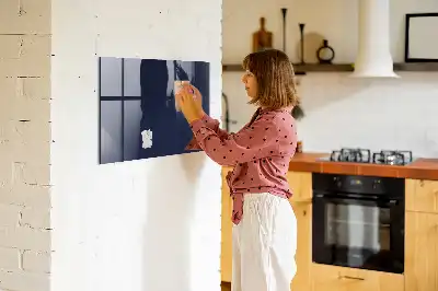 Pizarra magnética para dibujar en color azul noche oscuro