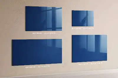 Pizarra magnética con rotulador de color azul marino