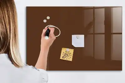 Pizarra magnética para dibujar de color marrón
