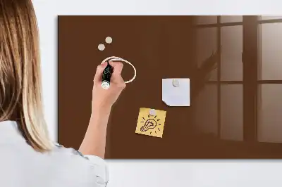 Pizarra magnética para dibujar de color marrón