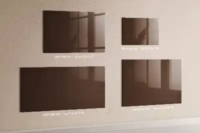 Pizarra magnética para dibujar de color marrón
