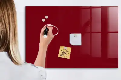 Pizarra magnética para dibujar en color burdeos